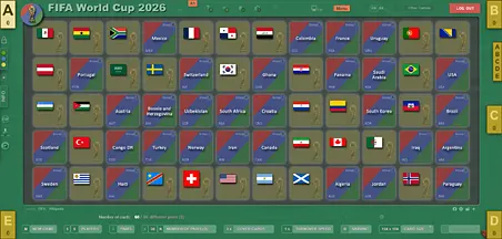 Countries + Flags (48 countries)