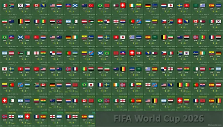 Match schedule (Graphic version C - horizontal)